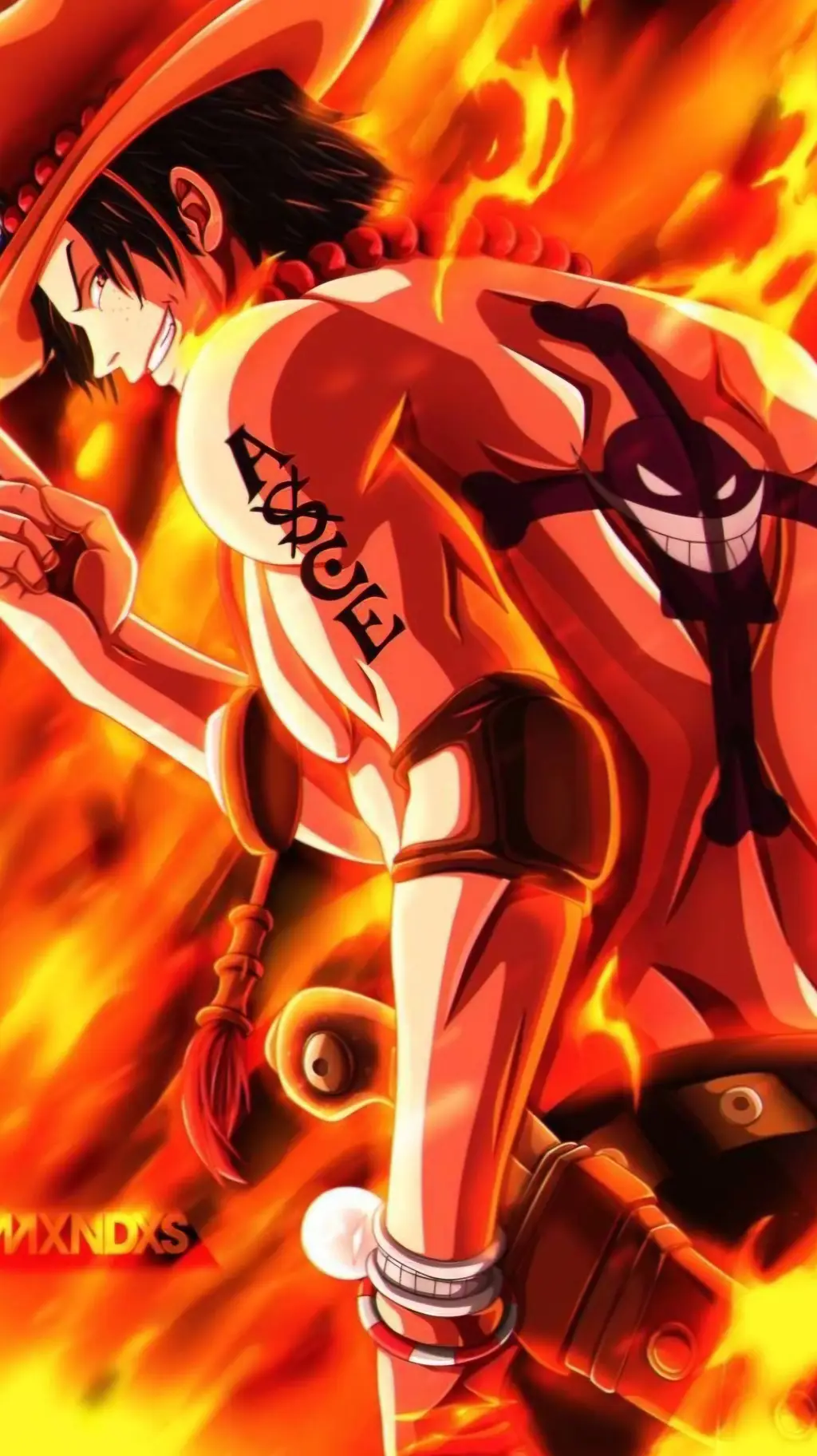 ai character: Portags D. Ace background