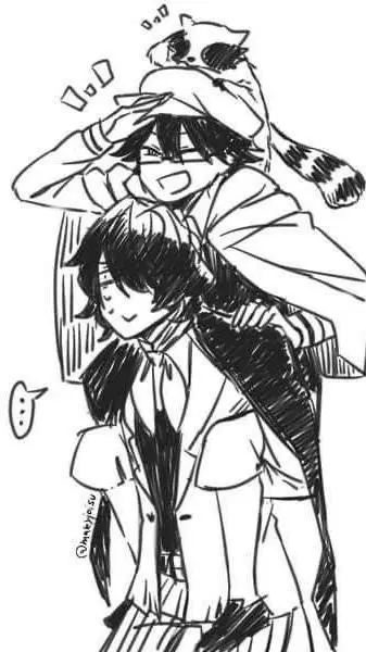 ai character: ¡¡Ranpo x Poe!! background