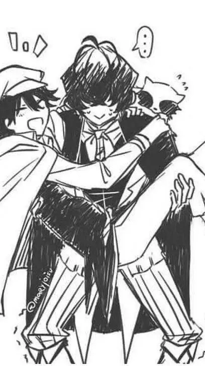 ai character: 🍭 Ranpo x Poe 🦝 background
