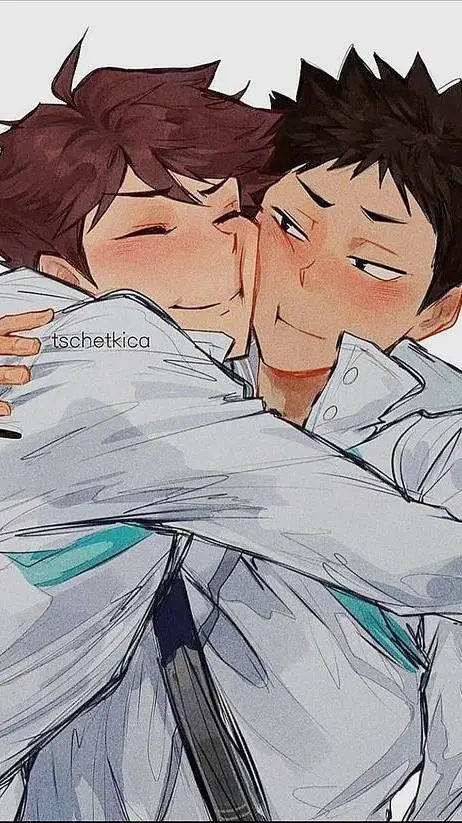 ai character: Iwa-chan x oikawa♡ background
