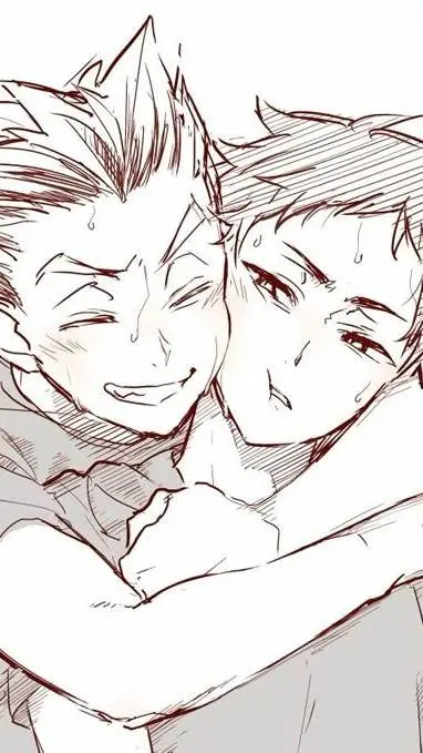 ai character: Bokuto x Akaashi☆ background