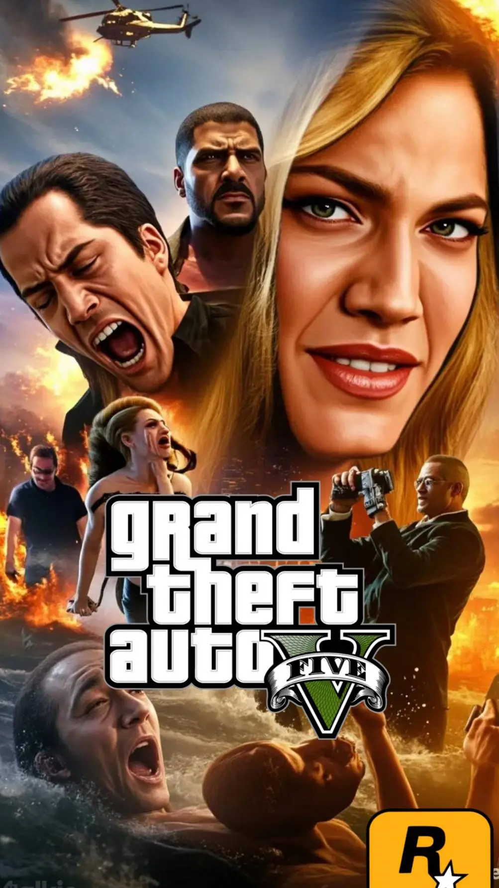 ai character: Tsunami in GTA 5  background