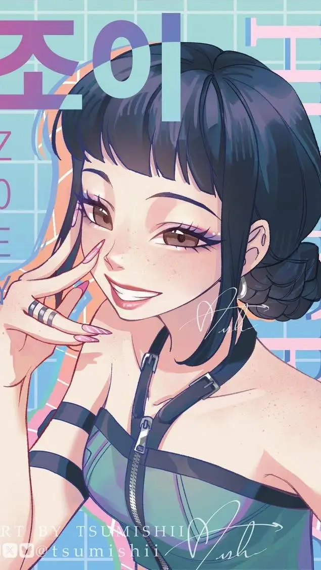 ai character: ZOEY background