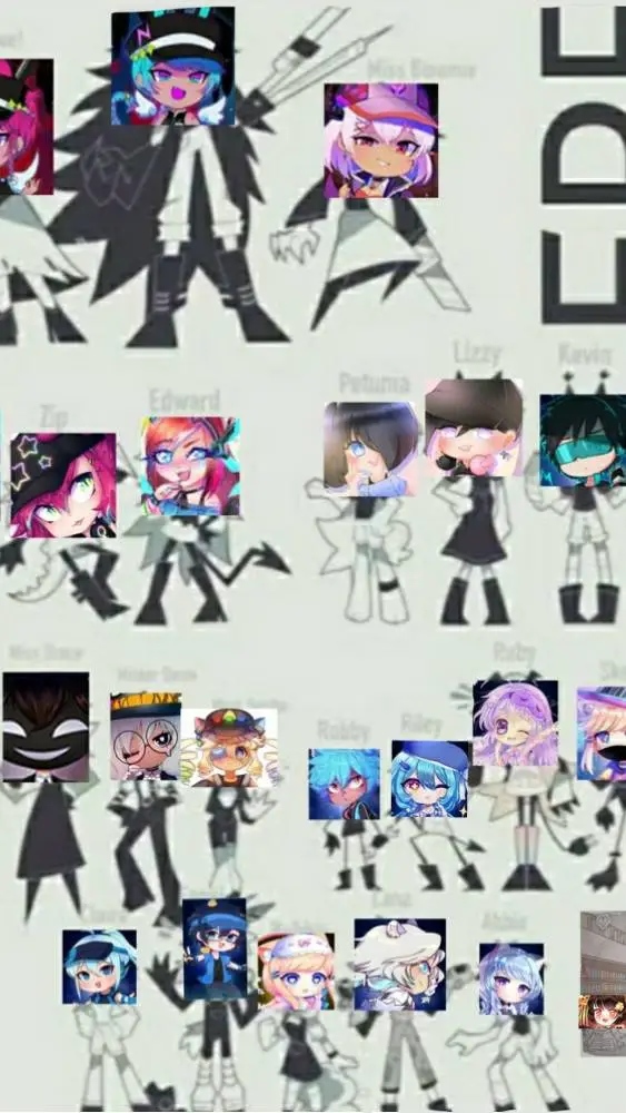 ai character: gacha club fpe background