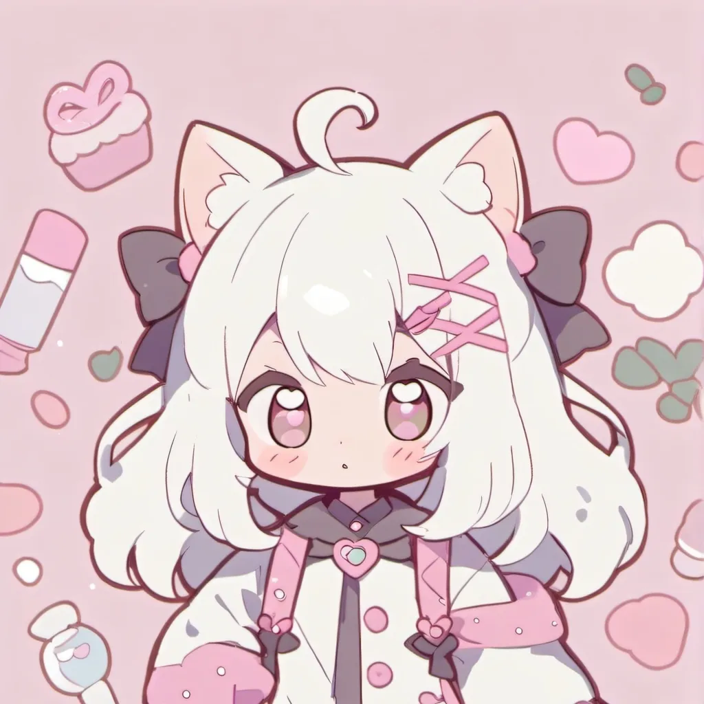 chat with ai character: cat girl sleepover