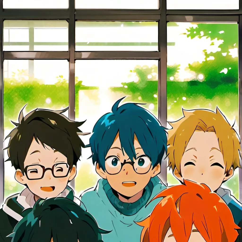 chat with ai character: The friend group!