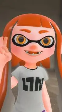 ai character: Woomy inkling girl background