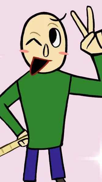 ai character: Baldi background