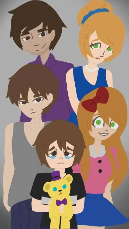 ai character: FNAF + MHA 🇺🇸 background