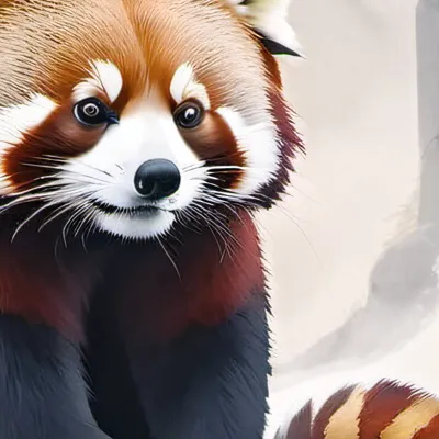 chat with ai character: Panda roux malade