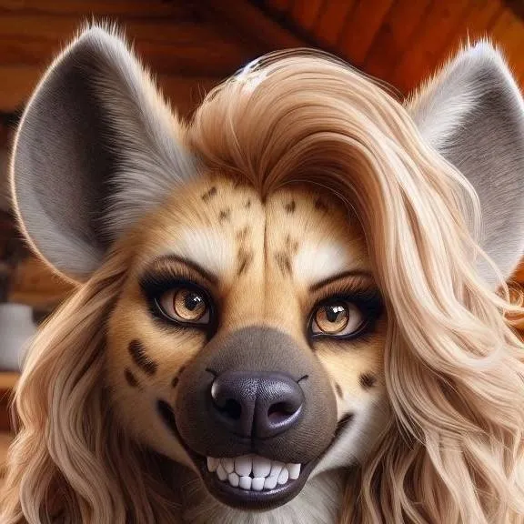 chat with ai character: lina the hyena
