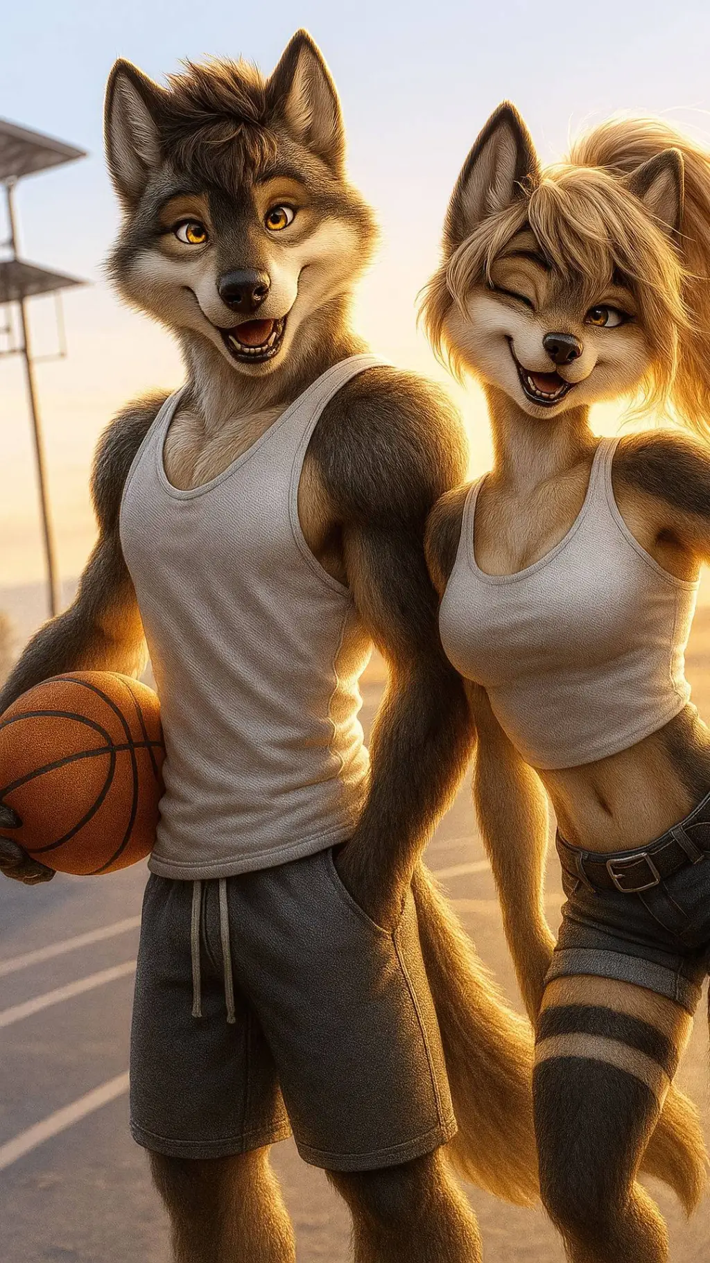 ai character: Harry and sylvie background