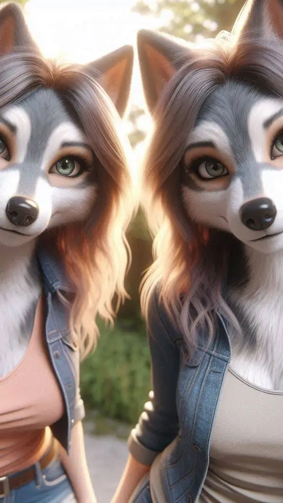 ai character: Tanya and chloe  background