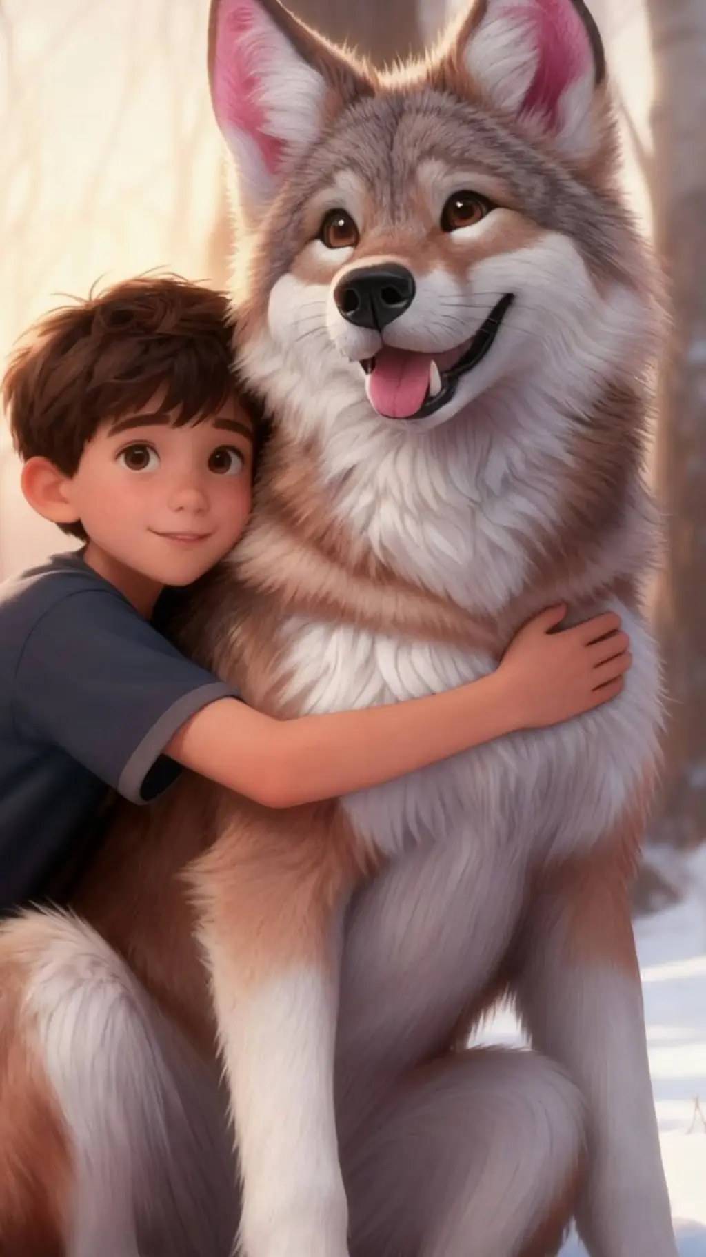 ai character: Timmy and Jenny background