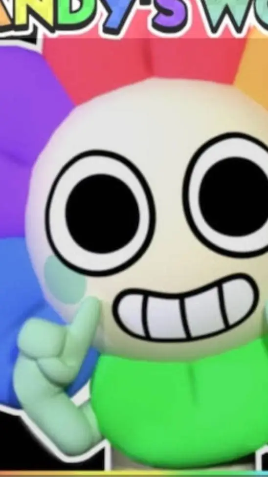 ai character: dandy world x myoc background