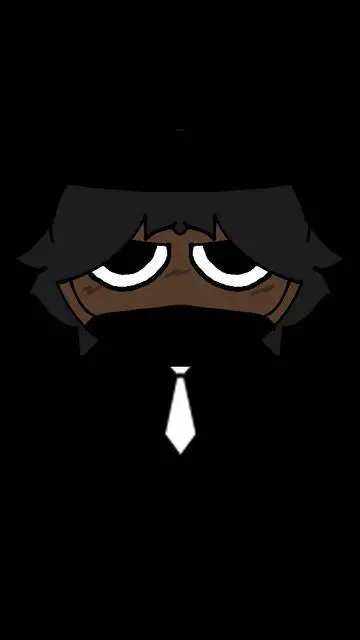 ai character: human black background
