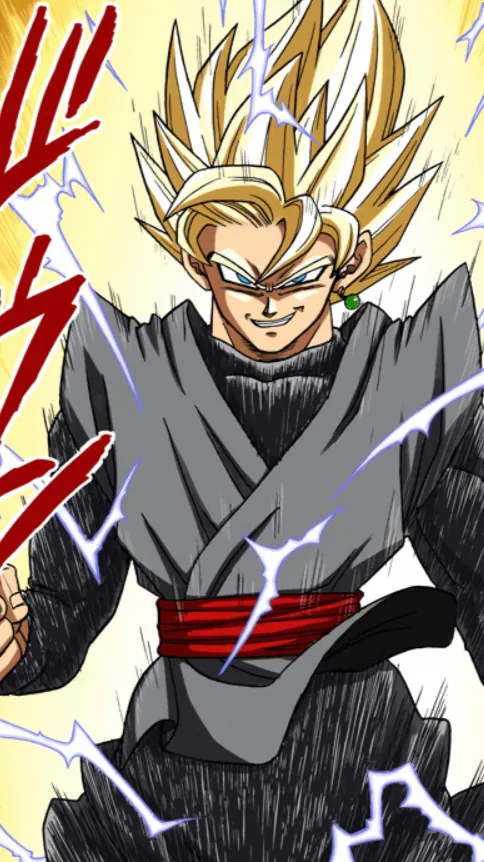 ai character: Goku black background