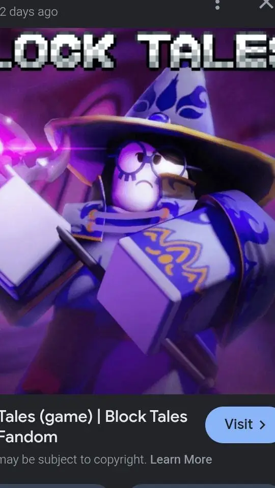 ai character: Block Tales  background