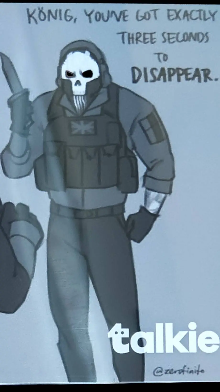ai character: cod background