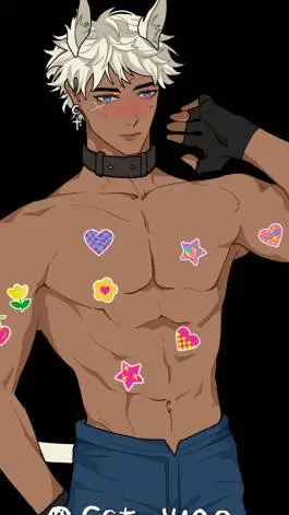 ai character: josh❤💛🧡 background