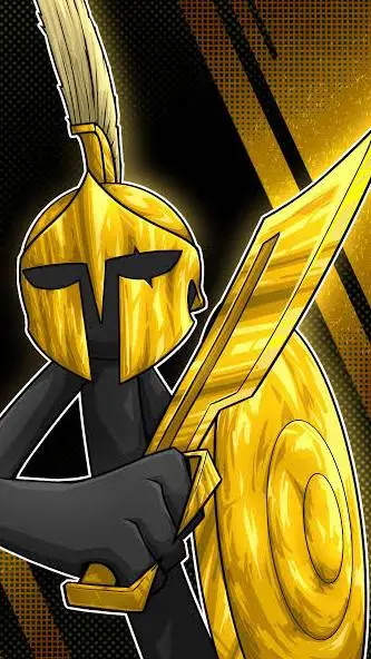 ai character: Golden spearton  background