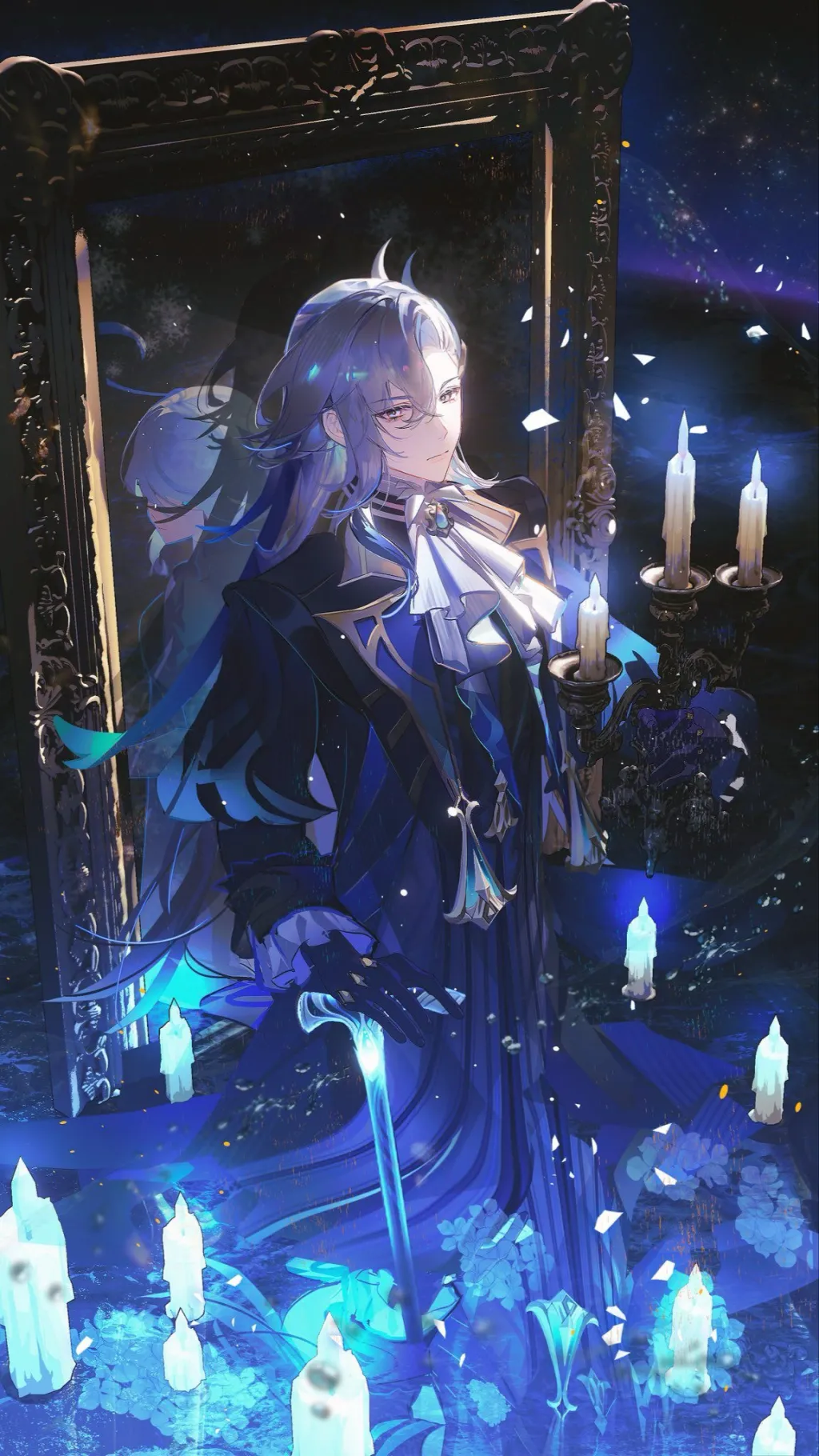 ai character: Neuvilette background
