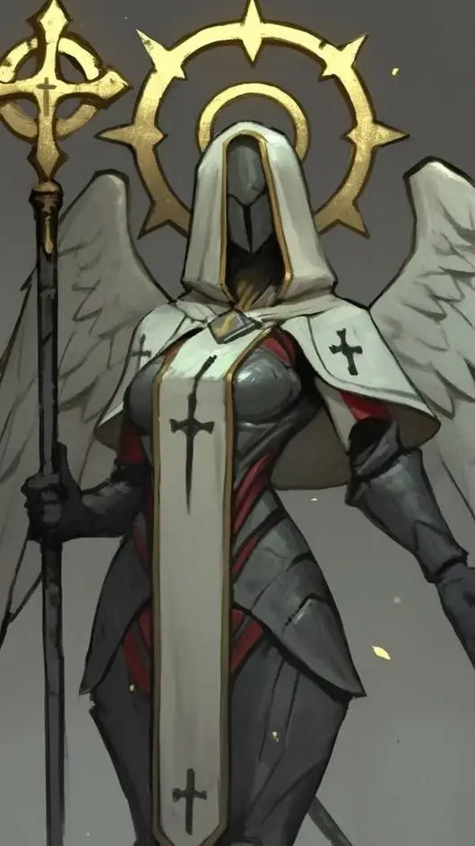 ai character: Angélica  background