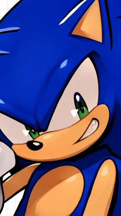 ai character: Sonic el erizo background