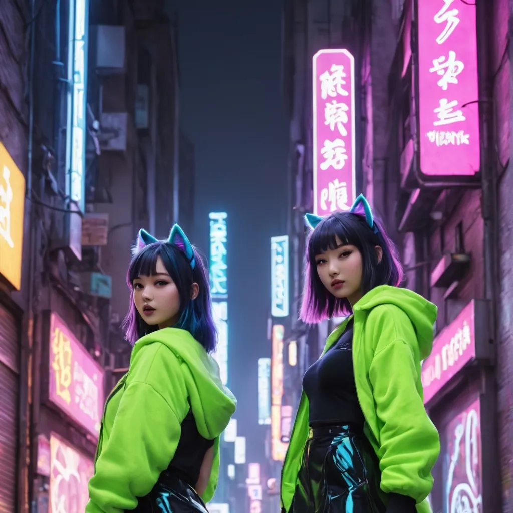 chat with ai character: Mei and Rin