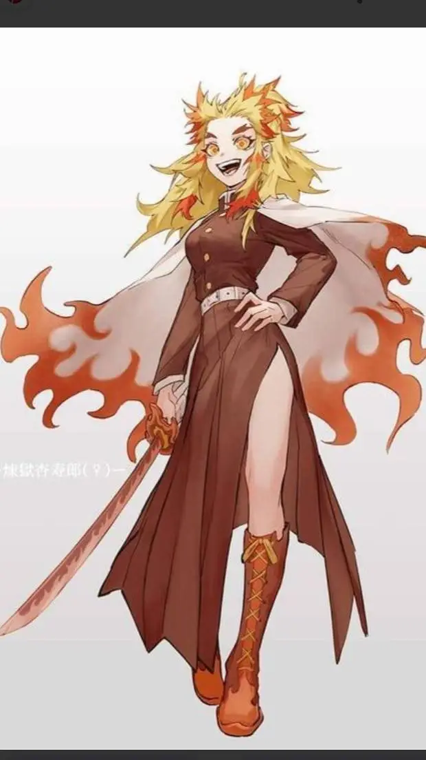 ai character: rengoku fem background