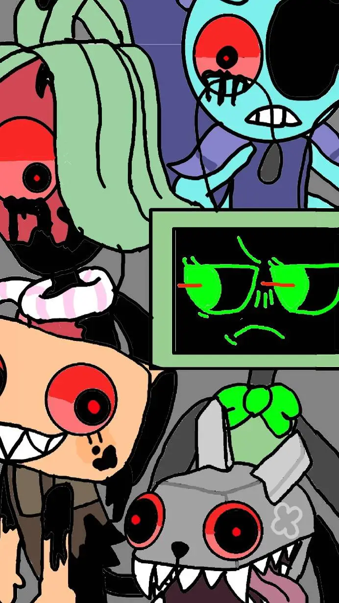 ai character: Dandy's world lab background