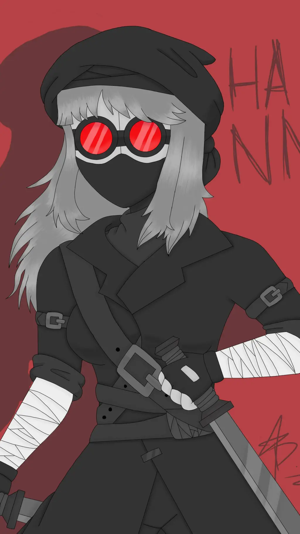 ai character: Female Hank background