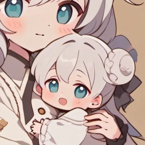 chat with ai character: Mom and baby