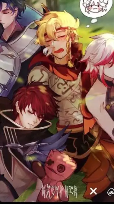 ai character: FORSAKEN LIGHT background