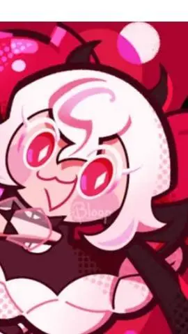 ai character: candy apple cookie background