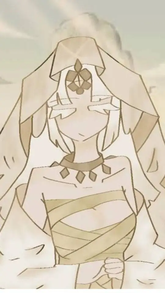 ai character: mystic flour  background