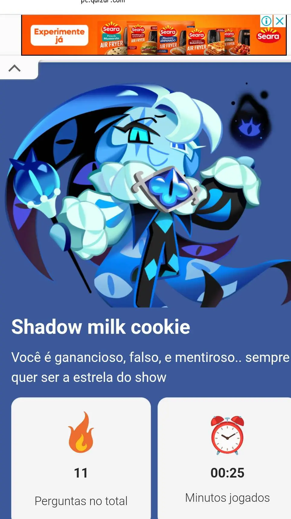 ai character: shadow milk  background