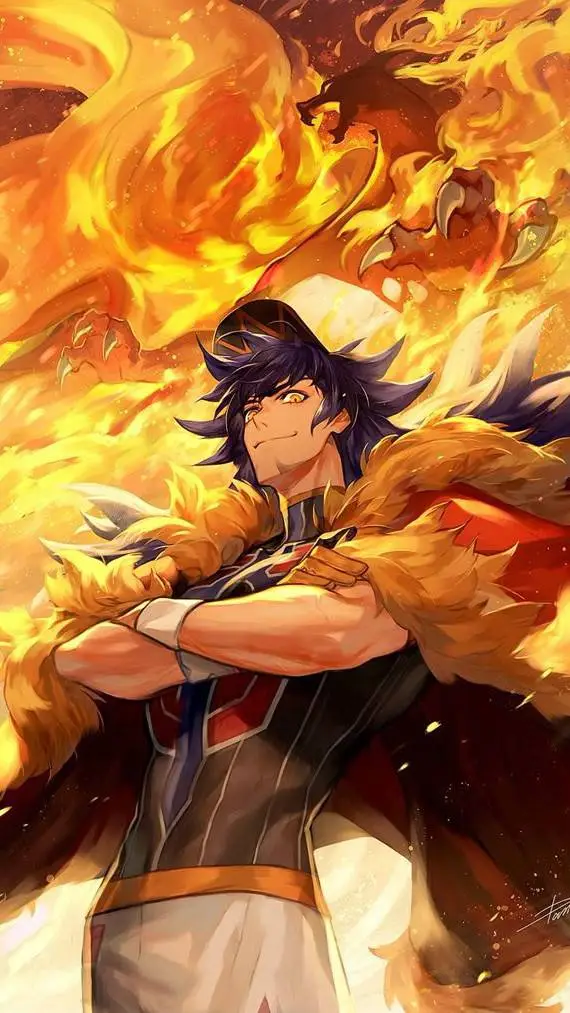ai character: ✨🔥✨ Leon ✨🔥✨ background