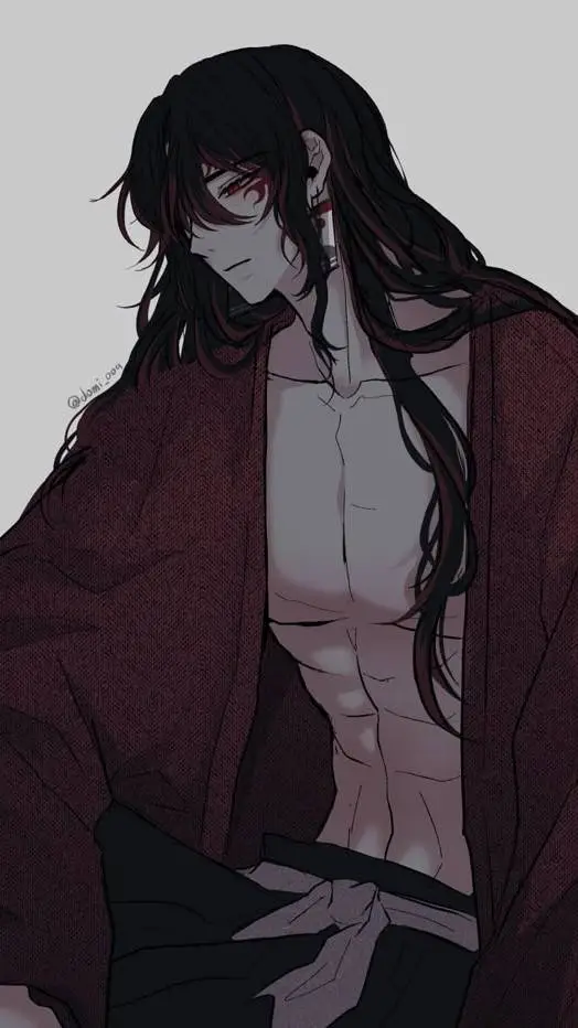 ai character: Yoriichi ☀️☀️🌙🌑 background
