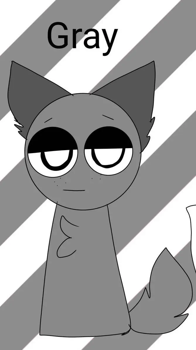 ai character: gray background