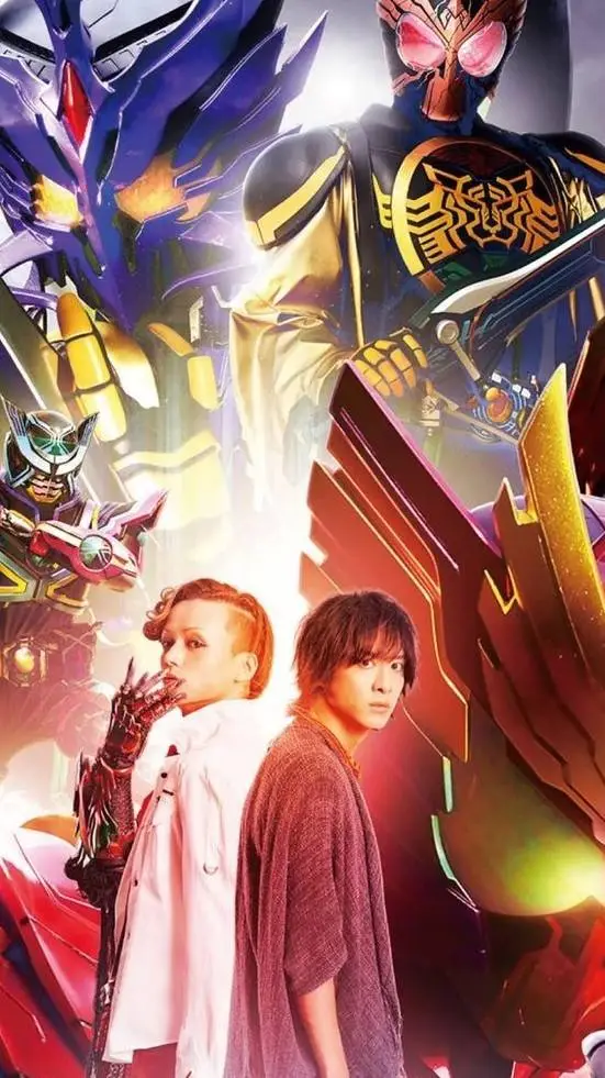 ai character: kamen rider OOO background