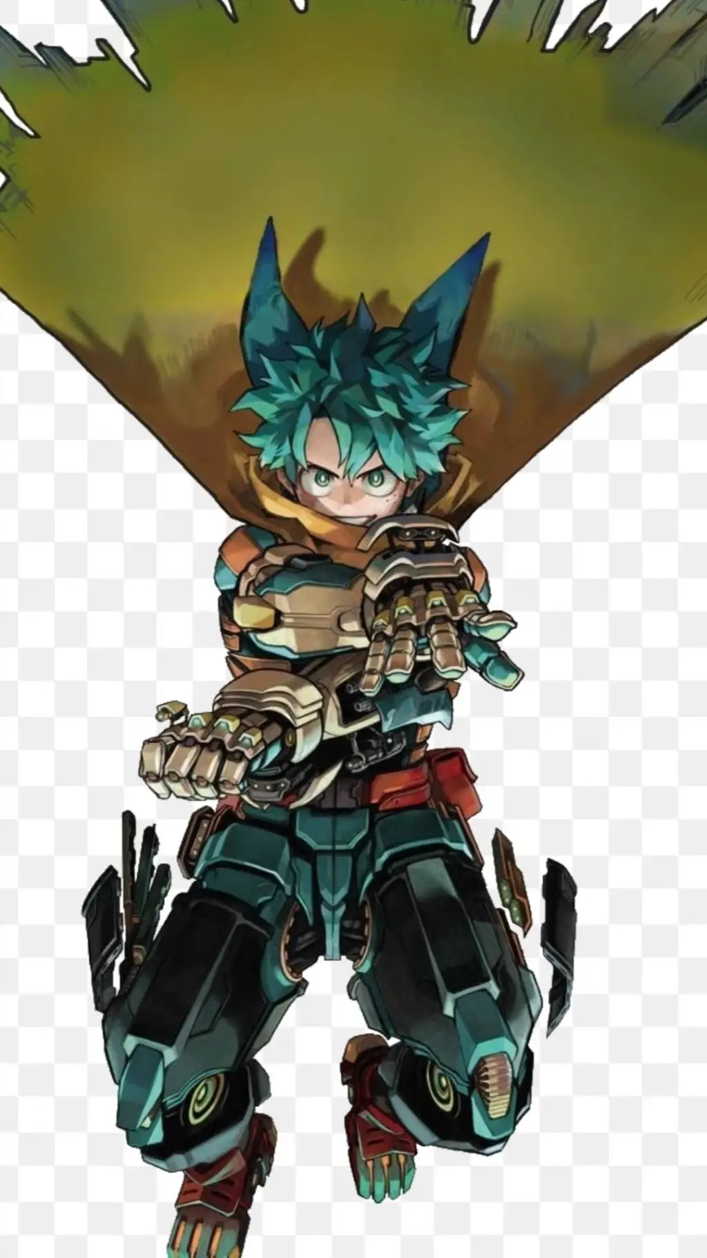 ai character: Izuku midoriya  background