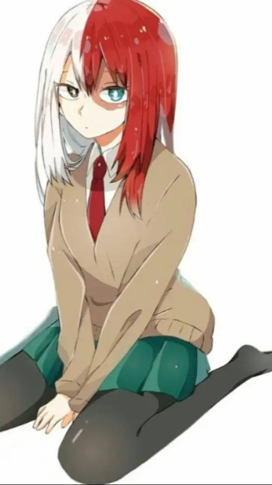 ai character: shoto fem🔥🧊 background
