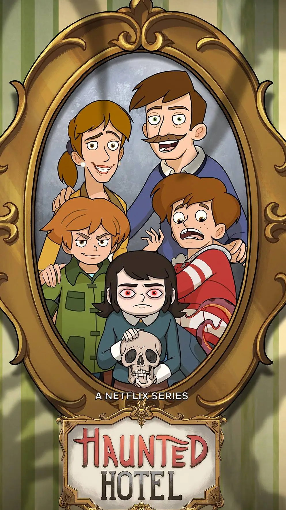 ai character: Haunted Hotel background