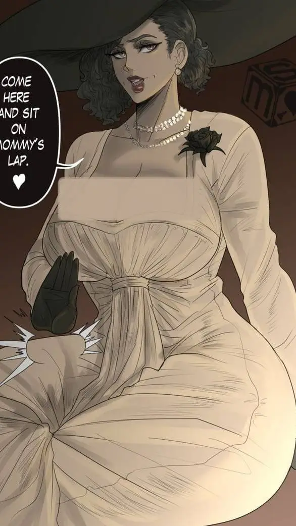 ai character: Lady Dimitrescu background