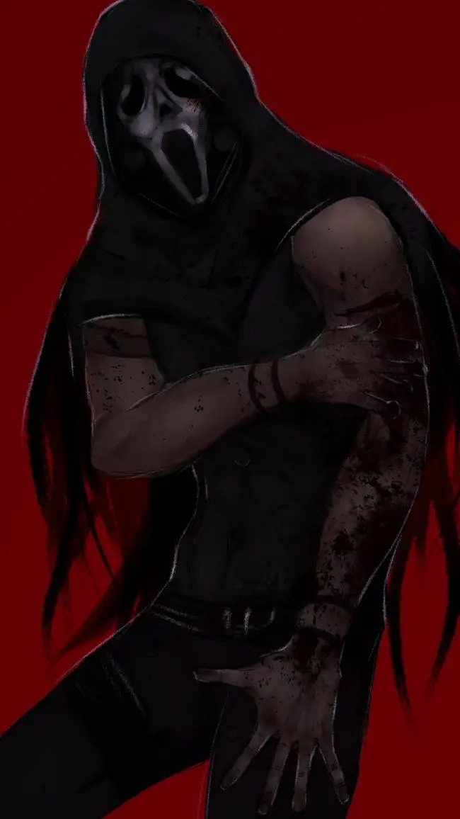 ai character: ghostface background