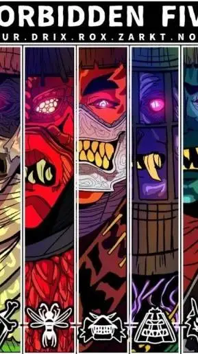 ai character: Forbidden five  background