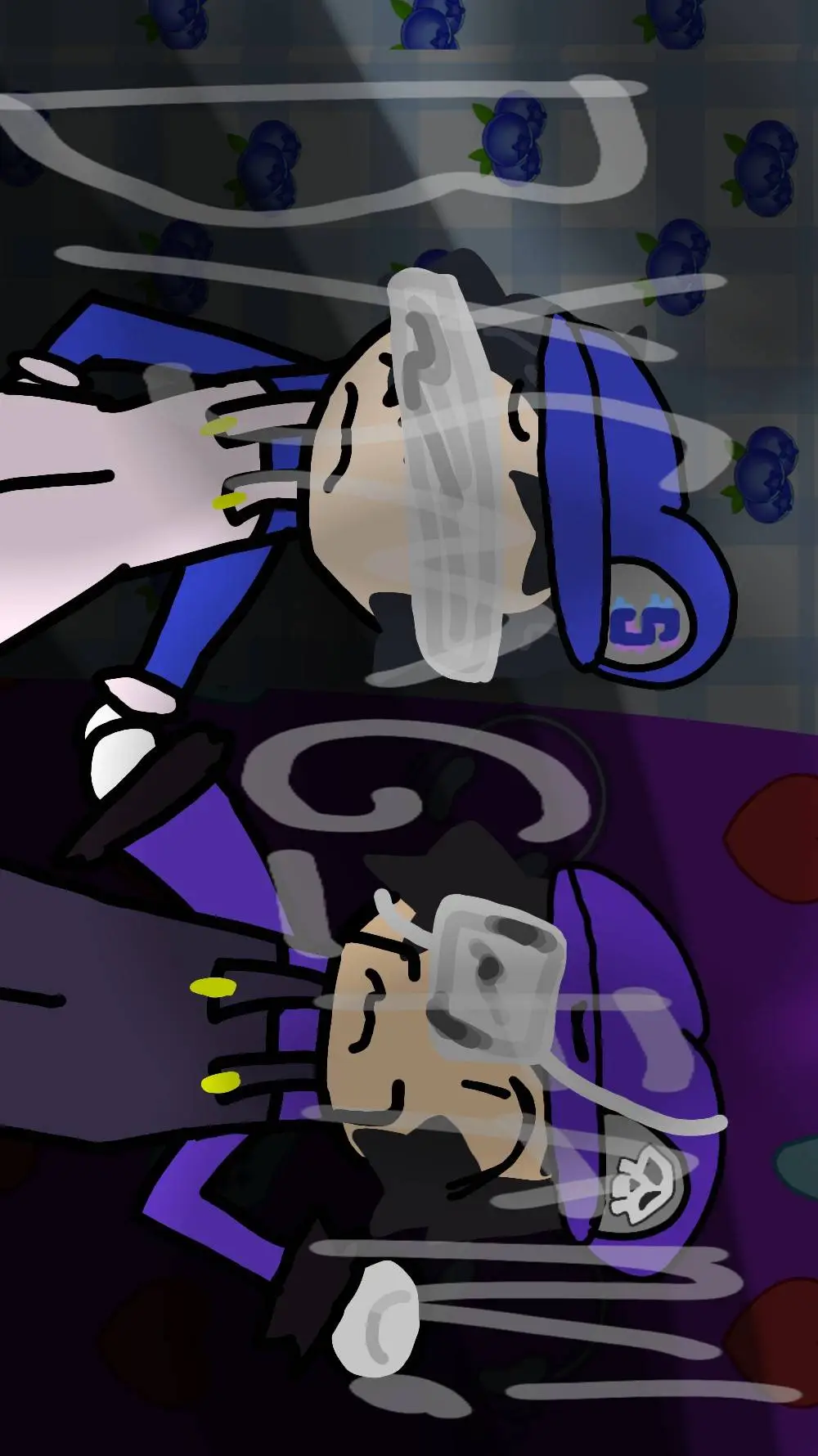 ai character: smg4 infection au background