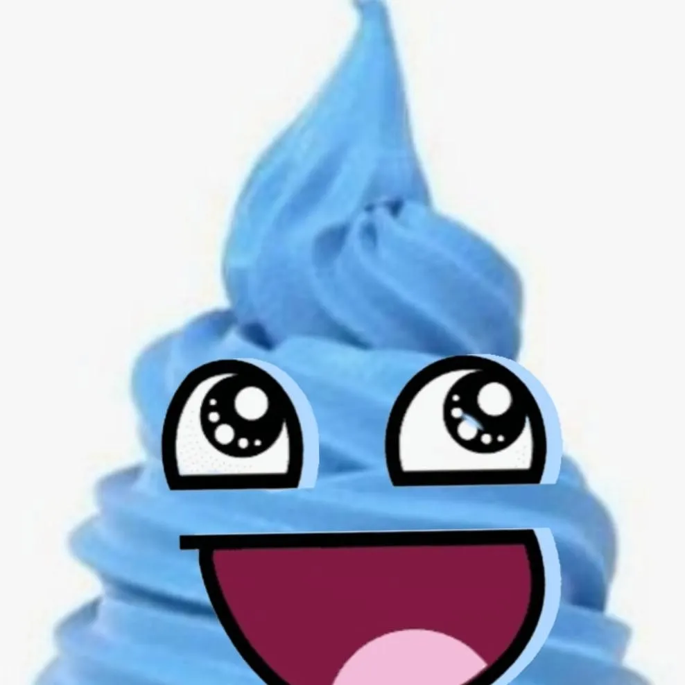 chat with ai character: helado con cara XD