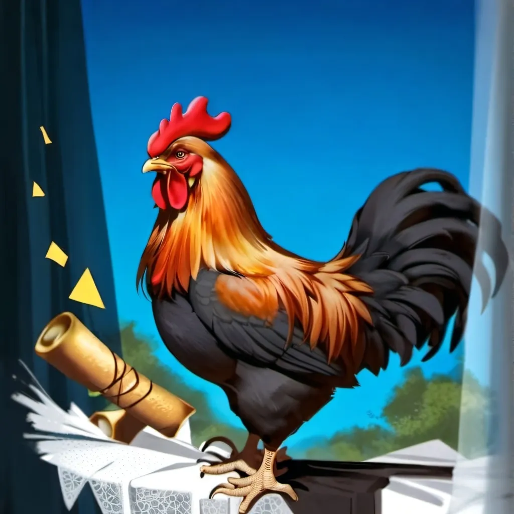 chat with ai character: gallo inteligente